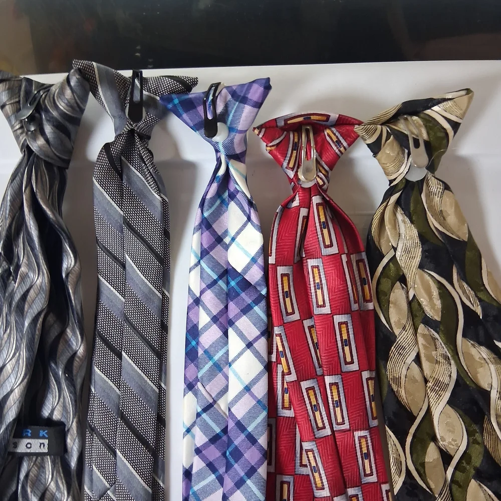 Mark Nason Kids Ties- Clip On Black Gray Blue Red Green Buy Bundle Or Separate